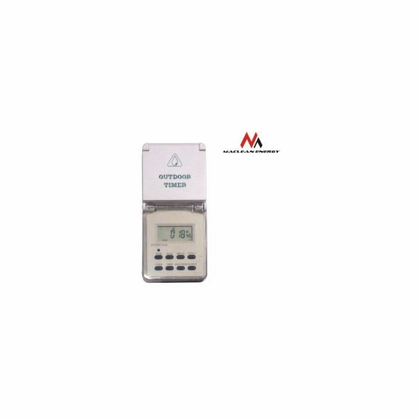 Maclean MCE08 electrical timer Grey Daily/Weekly timer