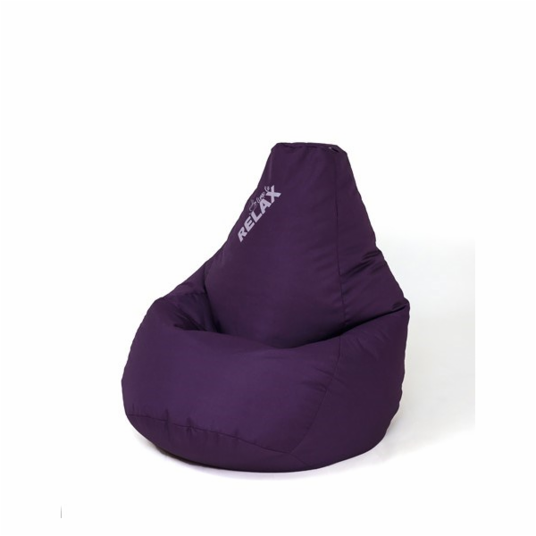 Sako taška pouffe Hruškově modrá XXL 140 x 100 cm