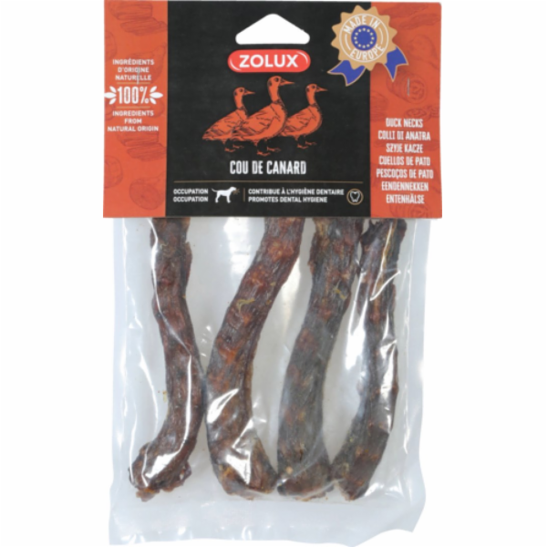 ZOLUX Kachní krk - pamlsek pro psy - 150g