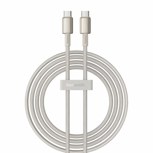 Kabel USB-C na USB-C Baseus Tungsten Gold, 100 W, 2 m (zl...