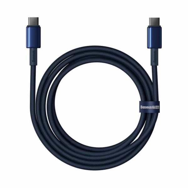 Kabel USB-C na USB-C Baseus Tungsten Gold, 100 W, 2 m (mo...