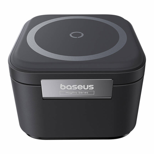 Magnetická bezdrátová nabíječka 2v1 Baseus MagPro 25W (če...
