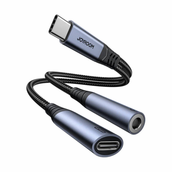 Audio adaptér 2 v 1 Joyroom SY-C02 Type-C na 3,5 mm + Typ...