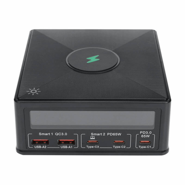 Nabíječka Blitzwolf 868H, 2xUSB-A, 3xUSB type-C, 160W (če...