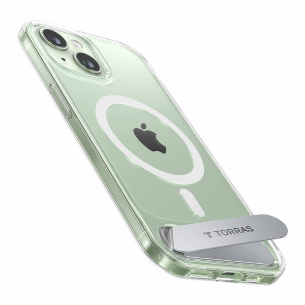 Pouzdro na telefon Torras UPRO Pstand pro iPhone 15 (průh...