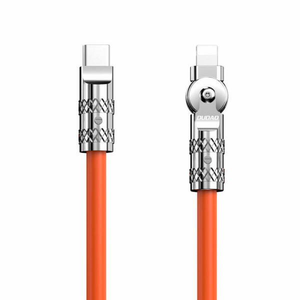 Otočný kabel USB-C na Lightning Dudao L24CL 120W 1m (oran...