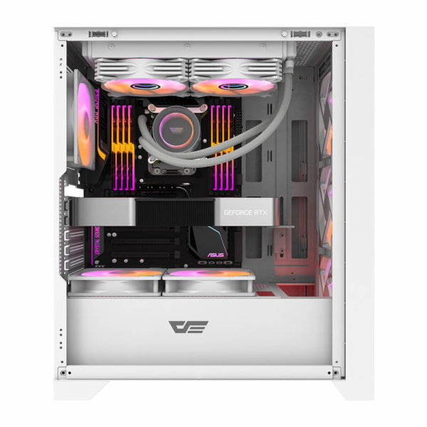 Počítačová skříň Darkflash DRX70 MESH + 4 ventilátory RGB...