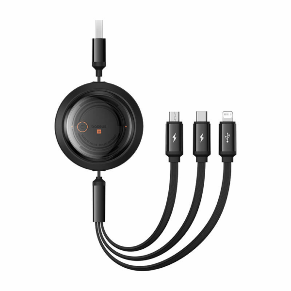 Rychlonabíjecí kabel 3v1 Baseus Free2Draw, USB na micro U...