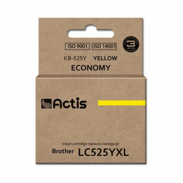 Actis KB-525Y ink for Brother printer; Brother LC-525Y re...