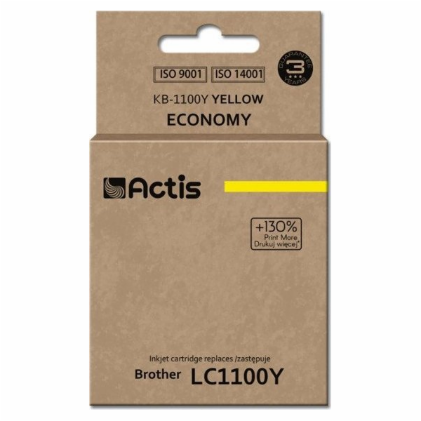 Actis KB-1100Y ink for Brother printer; Brother LC1100Y/L...