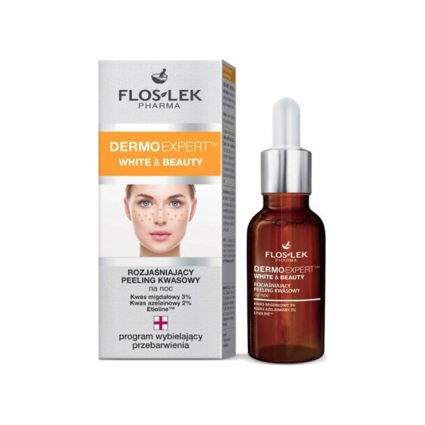 FLOSLEK Pharma Dermo Expert White&Beauty rozjasňující ple...