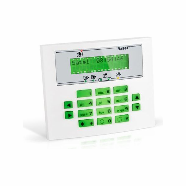 LCD klávesnice INT-KLCDS-GR