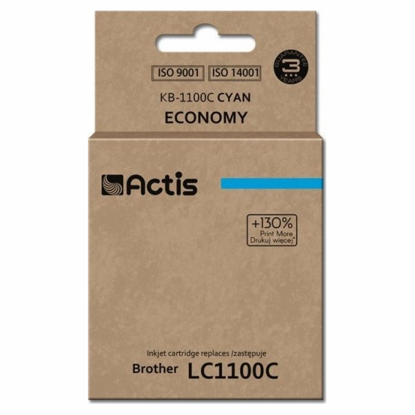 Inkoust Actis KB-1100C / LC-1100/LC-980 (azurový)