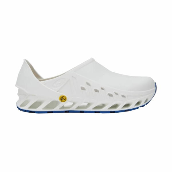 Scholl Evoflex  - unisex bílé dřeváky, velikost 44