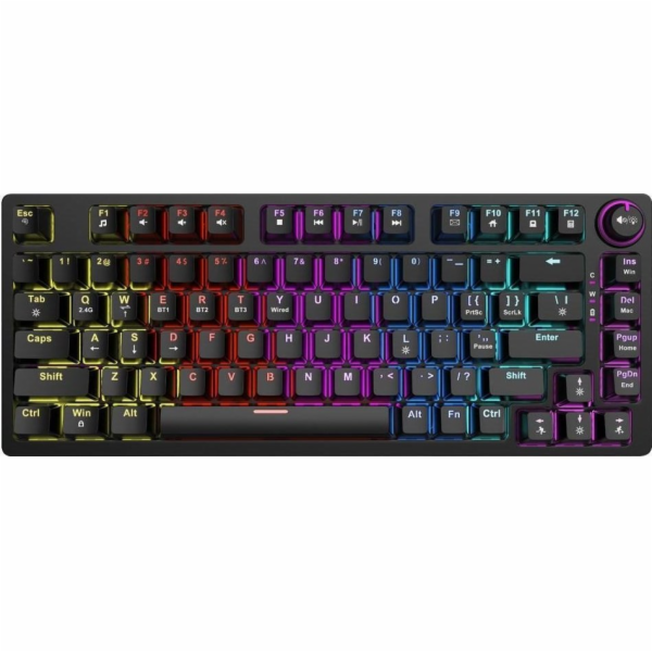 SAVIO PHENIX Bezdrátová mechanická klávesnice, Gateron Re...