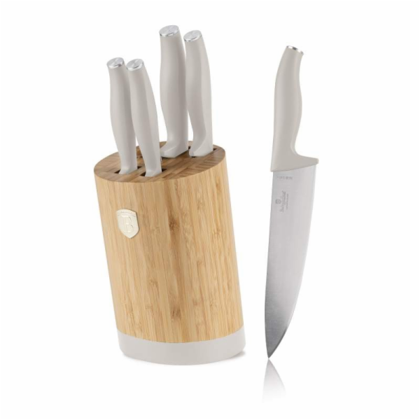 Sada nožů se stojanem BAMBOO 6 ks Sahara Collection BH-2755