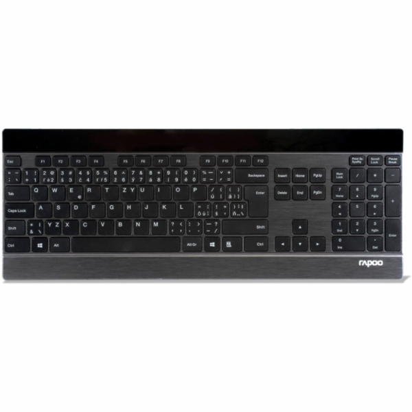 RAPOO Klávesnice E9270p USB, multimediální, bezdrátová, č...