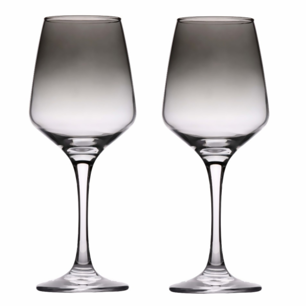 Sklenice na víno sada 4 ks 360 ml kouřová ED-224044