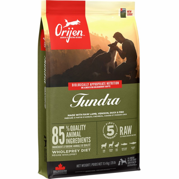 Orijen Tundra 11,4 kg Dospělý jedinec Kuřecí maso, Na ryb...