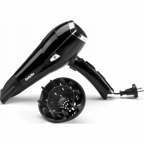 BaByliss D374DE vysoušeč vlasů 2000 W Černá