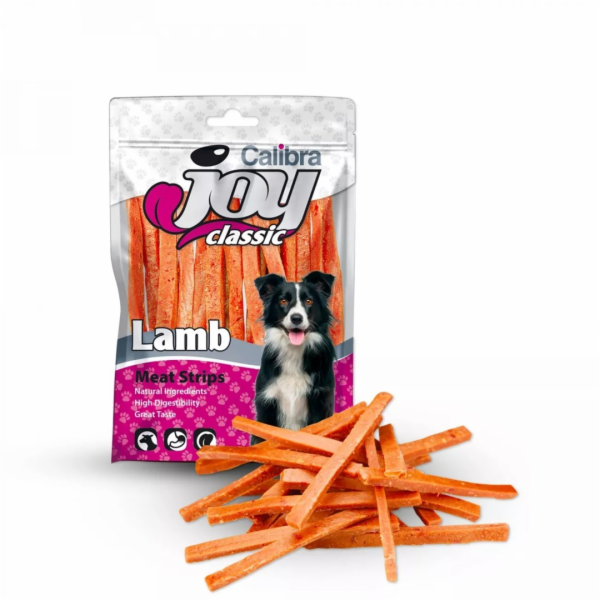 CALIBRA JOY DOG - jehněčí proužky - przy dla psa 80g