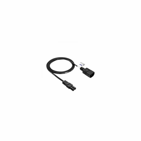 Akyga kabel prodlužovací napájecí k PC, 250V, IEC C7 / C1...
