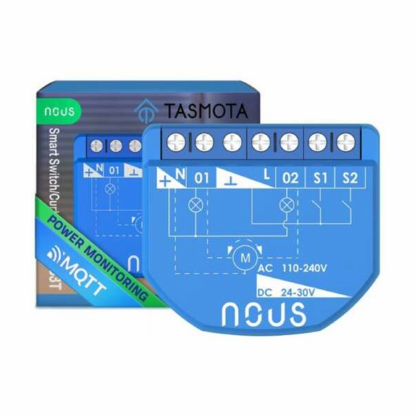 NOUS B3T, Tasmota SMART Switch, prepínač (s mera)