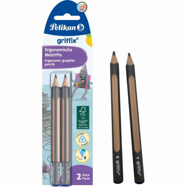 Griffix tužky velikosti B ve skládací krabičce