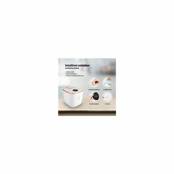 Lauben Multifunction Rice Cooker 1200WR Rose Gold Edition...