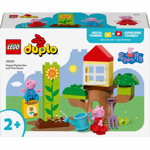 LEGO 10431 DUPLO Peppova zahrada s domečkem na stromě, st...