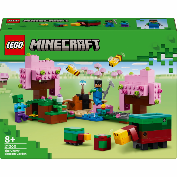 LEGO 21260 Minecraft Zahrada třešňového květu, stavebnice