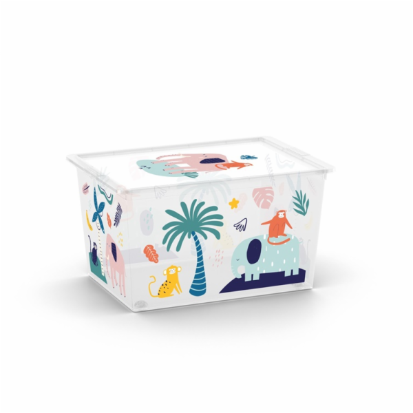 SKLADOVACÍ POUZDRO S VÍKEM C BOXSTYLE 50L