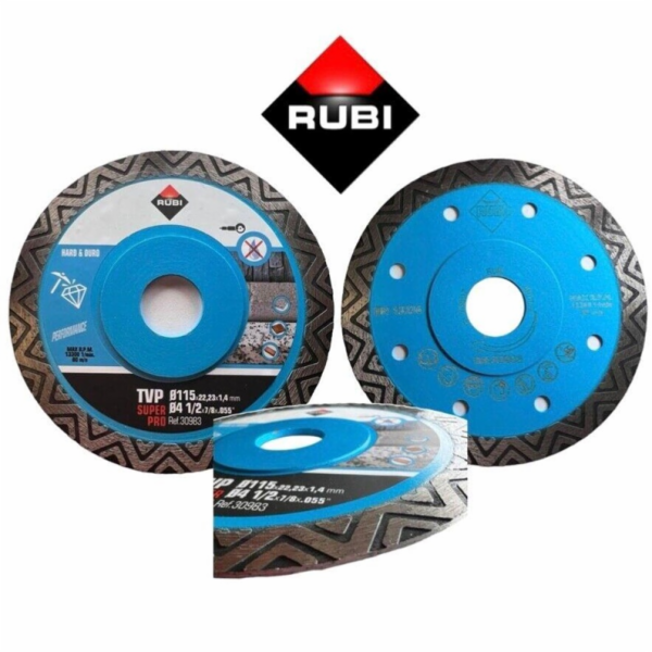 Diamantový řezný kotouč Rubi 115 x 1,4 x 22,23
