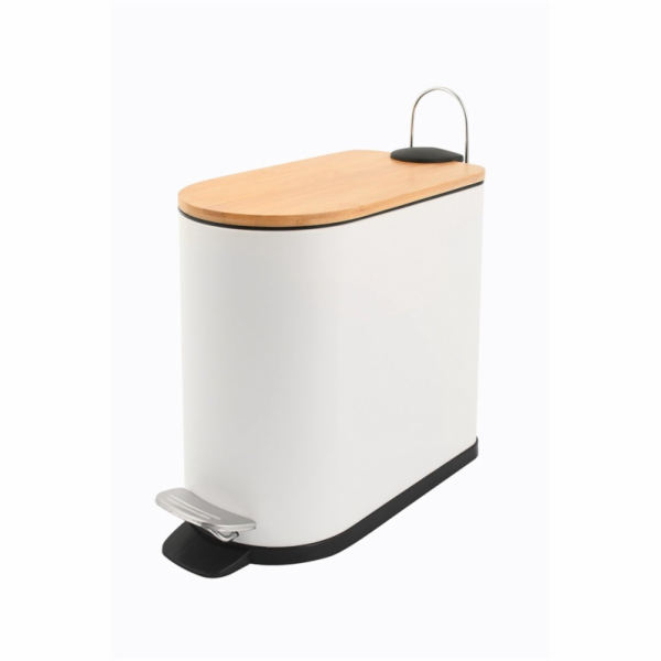 Popelnice Domoletti T-T2105MB, bílá, 5l
