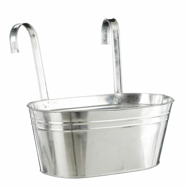 Hrnec Mica Joey 1147349, kov, O 30 x 17 cm, stříbrný