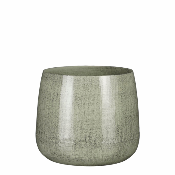 Hrnec Mica Benson 1073652, kov, V 23 cm, šedý