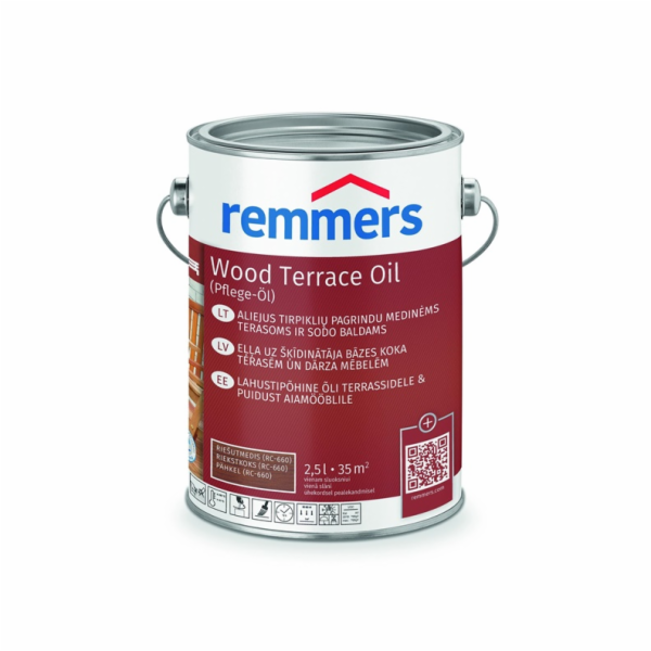 Olej Remmers Teras PFLEGE barva ořech 2,5l