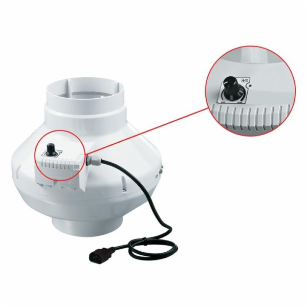 Potrubní ventilátor VENTS VK 100, radiální