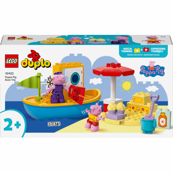 LEGO 10432 DUPLO Výlet lodí Peppa, stavebnice
