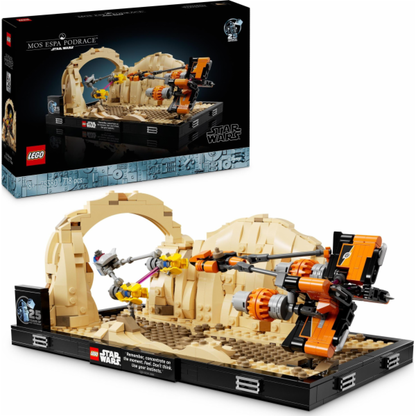 LEGO 75380 Star Wars Podrace v Mos Espa - Diorama, staveb...