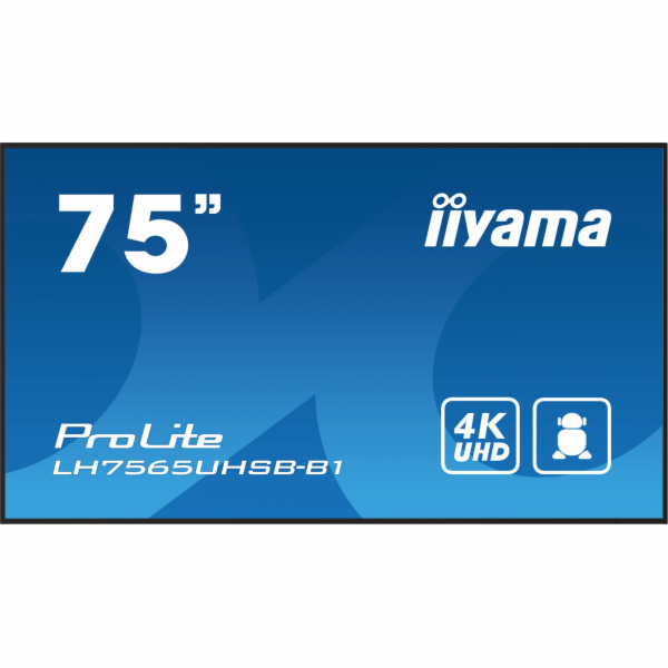 iiyama ProLite LH7575UHS-B1AG, veřejný displej