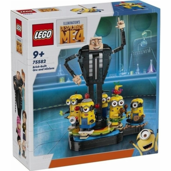 LEGO 75582 Minions Gru and the Minions vyrobené z LEGO ko...