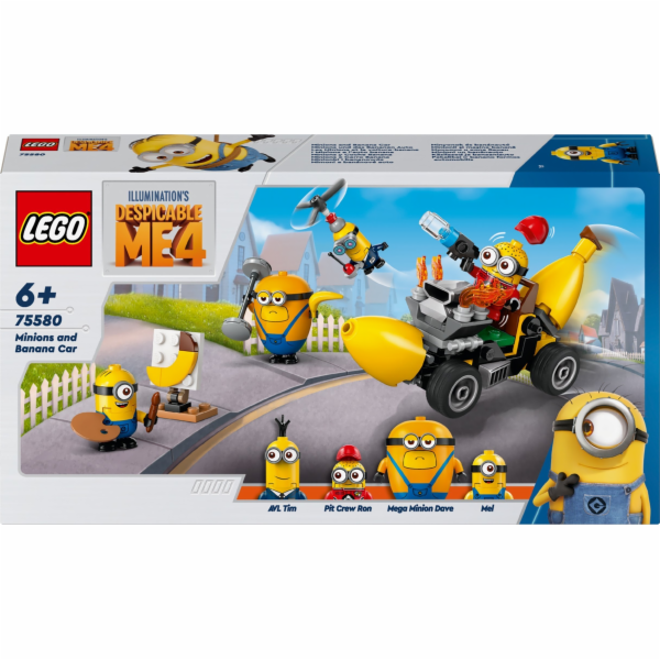 LEGO 75580 Minions and the Banana Car, stavebnice