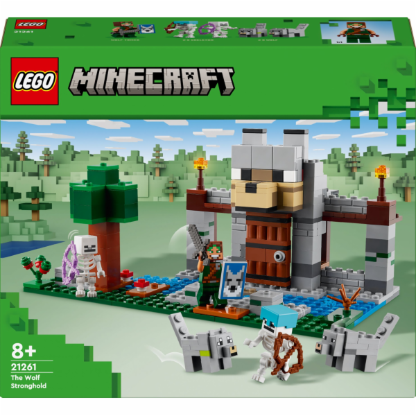 LEGO 21261 Minecraft Vlčí pevnost, stavebnice