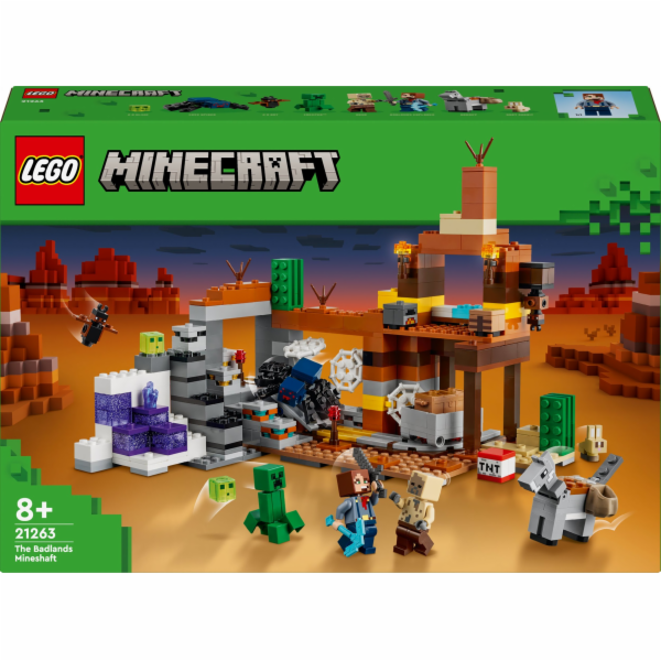 LEGO 21263 Minecraft Důl v Badlands, stavebnice