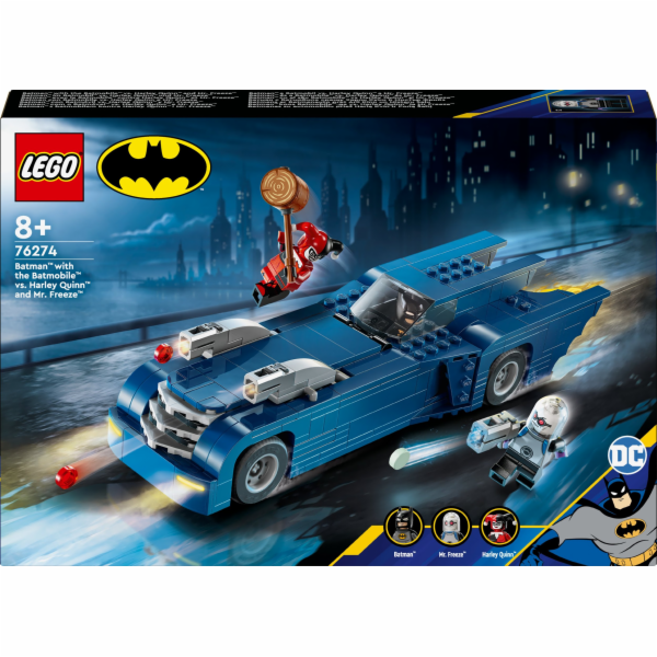 LEGO 76274 DC Super Heroes Batman v Batmobilu vs. Harley ...