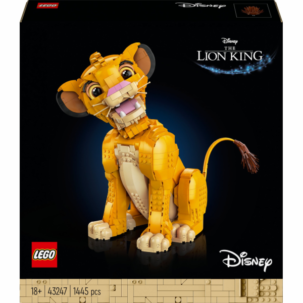 LEGO 43247 Disney Simba, Mladý lví král, stavebnice