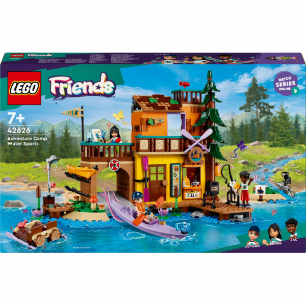 LEGO 42626 Friends Adventure Camp s kajakem, stavebnicí