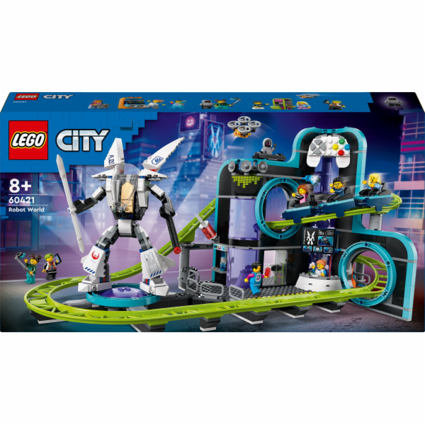 LEGO 60421 City Robot Mech Stavebnice horské dráhy