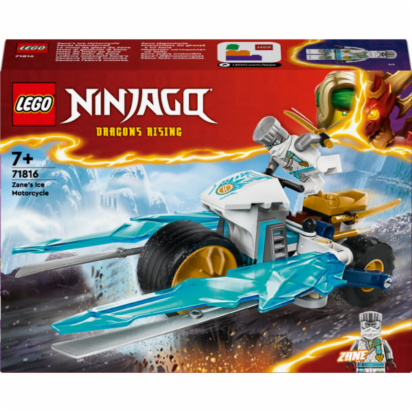 LEGO 71816 Ninjago Zaneův ledový motocykl, stavebnice